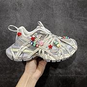 Balenciaga 3XL Extreme Lace Sneaker In Eggshell/Multicolor - 5