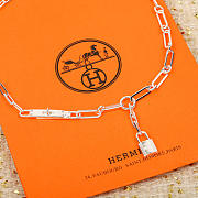 Kelly Chaine Lariat Necklace Small Model Silver 44cm - 3