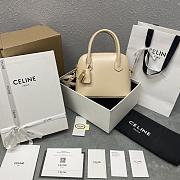 Celine Teen Honorine Bag In Shiny Calfskin Cream - 22.5x17x10cm - 1