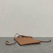 Celine Sharp Pouch In Smooth Lambskin Brown - 19.5x24x1cm - 3