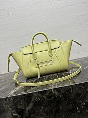 Celine Little Luggage In Supple Shiny Lambskin Citrus - 24x15.5x11cm - 1