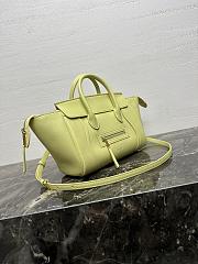 Celine Little Luggage In Supple Shiny Lambskin Citrus - 24x15.5x11cm - 5