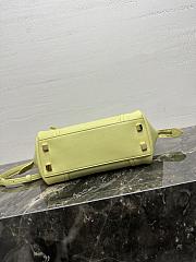 Celine Little Luggage In Supple Shiny Lambskin Citrus - 24x15.5x11cm - 2
