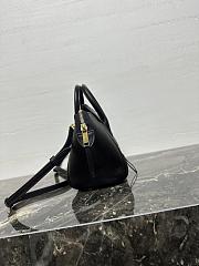 Celine Little Luggage In Supple Shiny Lambskin Black - 24x15.5x11cm - 6