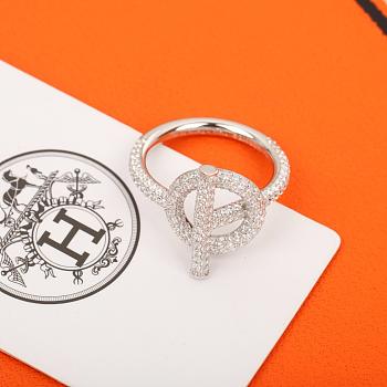 Hermes Finesse Ring Silver