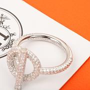 Hermes Finesse Ring Silver - 6
