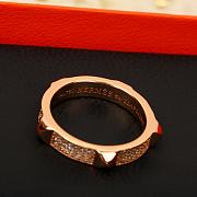 Hermes Clou D'h Ring Rose Gold - 5