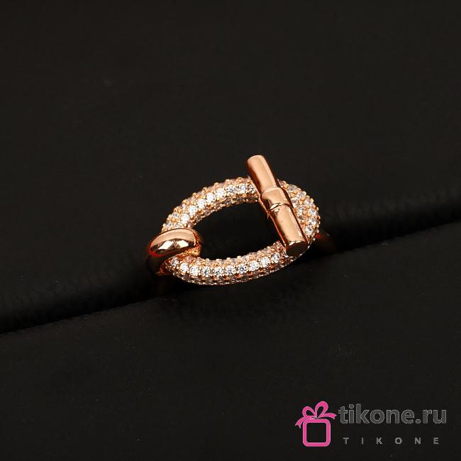 Hermes Adage Ring Rose Gold - 1