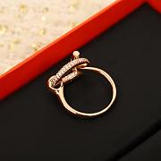 Hermes Adage Ring Rose Gold - 4