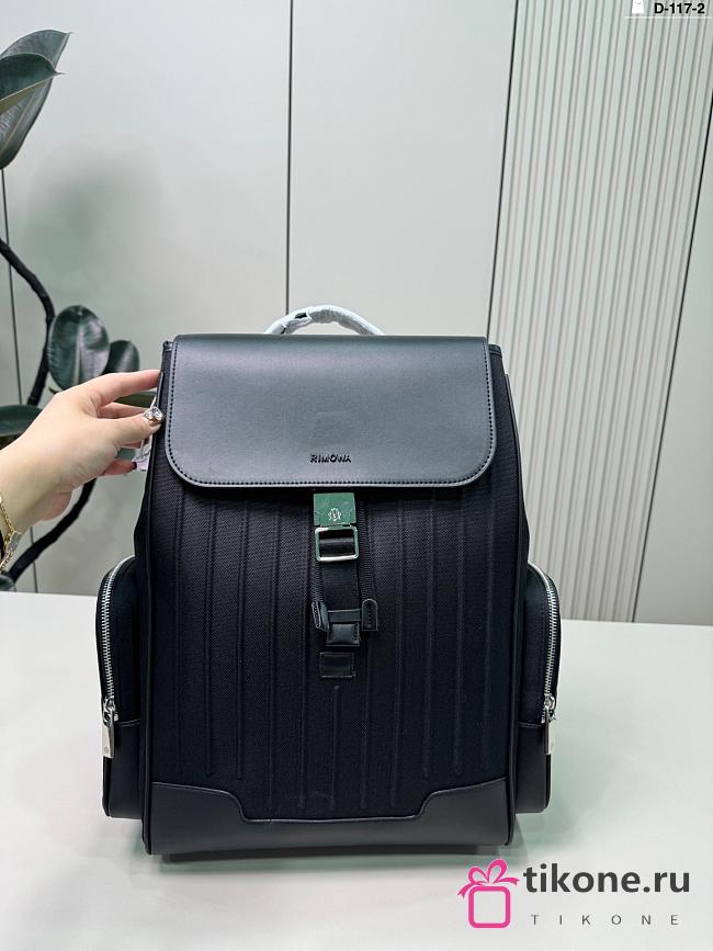 Rimowa Flap Backpack Large Canvas In Black - 44x37x16cm - 1