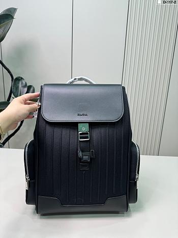 Rimowa Flap Backpack Large Canvas In Black - 44x37x16cm