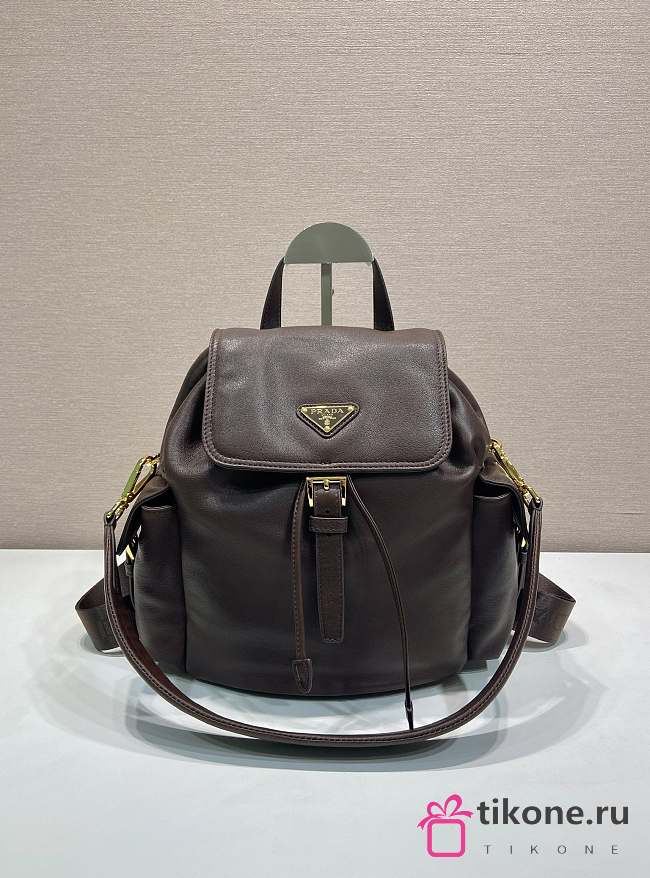 Prada Explore Medium Nappa Leather Backpack Sienna 1BZ080 - 29x27x12.5cm - 1