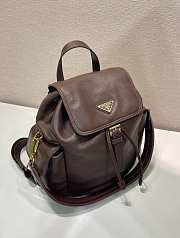 Prada Explore Medium Nappa Leather Backpack Sienna 1BZ080 - 29x27x12.5cm - 4
