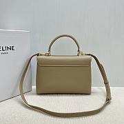 Celine Medium Nino Bag In Supple Grained Calfskin Cappuccino - 25x17.5x10cm - 6