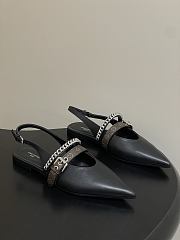 LV Vibe Slingback Flat Ballerina Black 1AHN78  - 1