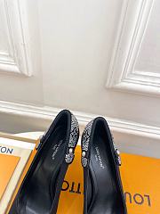 LV Legacy Pump Black Satin/Strass 10cm 1AIRTT  - 3