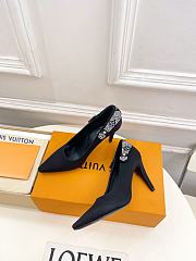 LV Legacy Pump Black Satin/Strass 10cm 1AIRTT  - 6