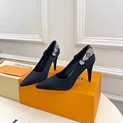 LV Legacy Pump Black Satin/Strass 10cm 1AIRTT  - 1