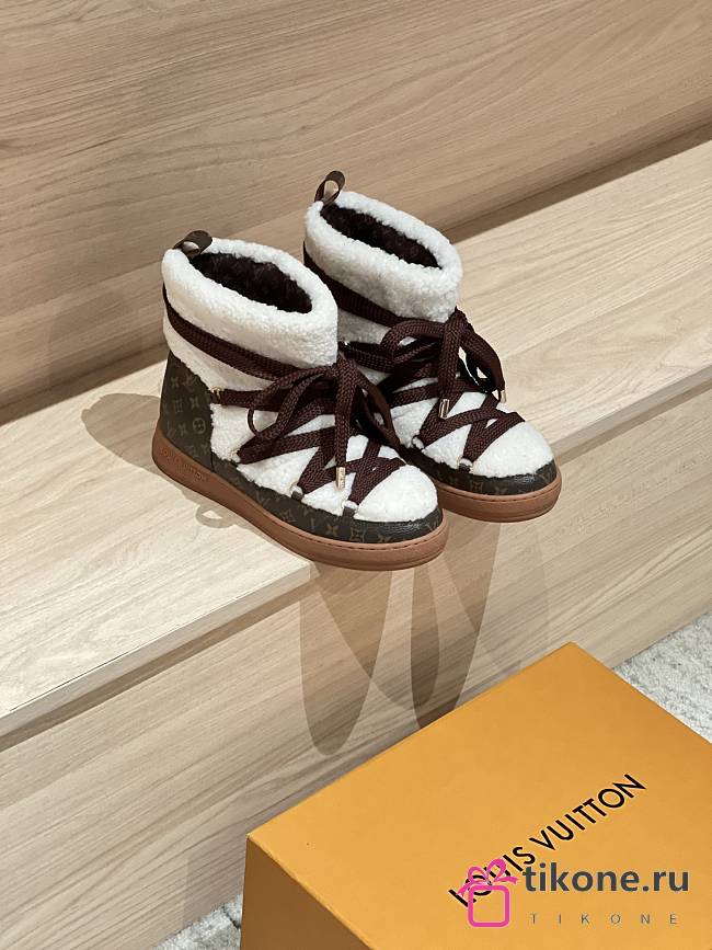 LV Cloud Lace-Up Ankle Boot Sneaker 1AIV37  - 1