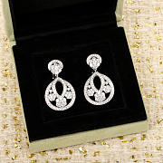 VCA Snowflake Earrings Small Model 18K White Gol Diamond - 6