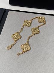 VCA Vintage Alhambra Bracelet 5 Motifs 18K Yellow Gold VCARO1IE00 - 5