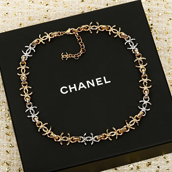 Spring Summer 2026 Chanel Necklace Metal Gold & Silver ABH110