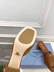 Prada Leather Sandals Brown 1XX781 35mm - 5