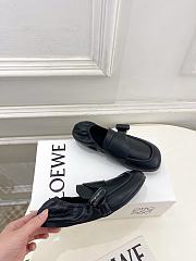 Loewe Toggle Loafer In Shiny Smooth Calfskin Black - 6