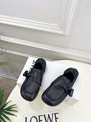 Loewe Toggle Loafer In Shiny Smooth Calfskin Black - 2
