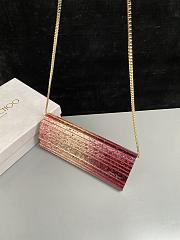 Jimmy Choo Silky Blush Dégradé Glitter Plexi Clutch Bag Silky Blush Mix/ Light Gold - 24x10x5cm - 2