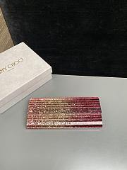 Jimmy Choo Silky Blush Dégradé Glitter Plexi Clutch Bag Silky Blush Mix/ Light Gold - 24x10x5cm - 1