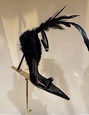 YSL Jamie Pumps in Black 110mm - 2