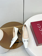 Gucci Women's Vittoria Pump White - 5