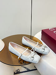 Women's Crystal Gucci Horsebit Ballet Flat - 1