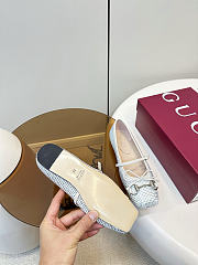 Women's Crystal Gucci Horsebit Ballet Flat - 4