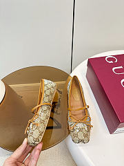 Women's GG Crystal Gucci Horsebit Ballet Flat - 4
