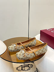 Women's GG Crystal Gucci Horsebit Ballet Flat - 5
