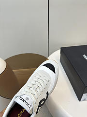 Spring Summer 2026 Chanel Sneakers Fabric & Suede Calfskin White & Black - 2