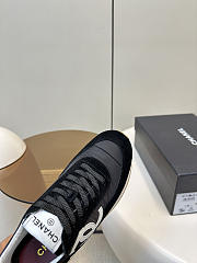 Spring Summer 2026 Chanel Sneakers Fabric & Suede Calfskin Black & White  - 2