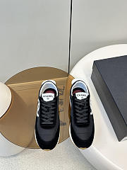 Spring Summer 2026 Chanel Sneakers Fabric & Suede Calfskin Black & White  - 4