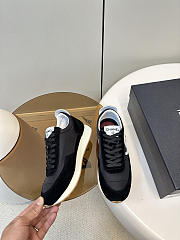 Spring Summer 2026 Chanel Sneakers Fabric & Suede Calfskin Black & White  - 5