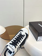 Spring Summer 2026 Chanel Sneakers Calfskin & Embossed Suede Calfskin Black & White - 3