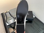 Spring Summer 2026 Chanel Moccasins Calfskin & Grosgrain White & Black - 6