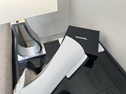 Spring Summer 2026 Chanel Moccasins Calfskin & Grosgrain White & Black - 5