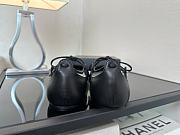 Chanel Mary Janes Lambskin & Grosgrain Patent Calfskin Black - 3