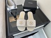 Spring Summer 2026 Chanel Mules Cotton Beige - 1