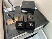 Spring Summer 2026 Chanel Mules Cotton Black - 1