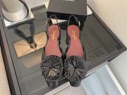 Chanel Camellia Slingback Black - 2