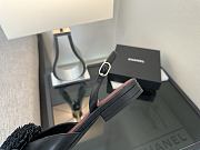 Chanel Camellia Slingback Black - 6
