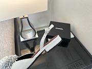 Chanel Camellia Slingback Silver - 5